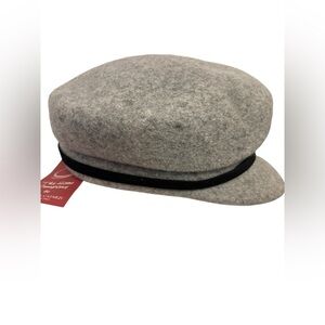 Gray Wool Women's Cap